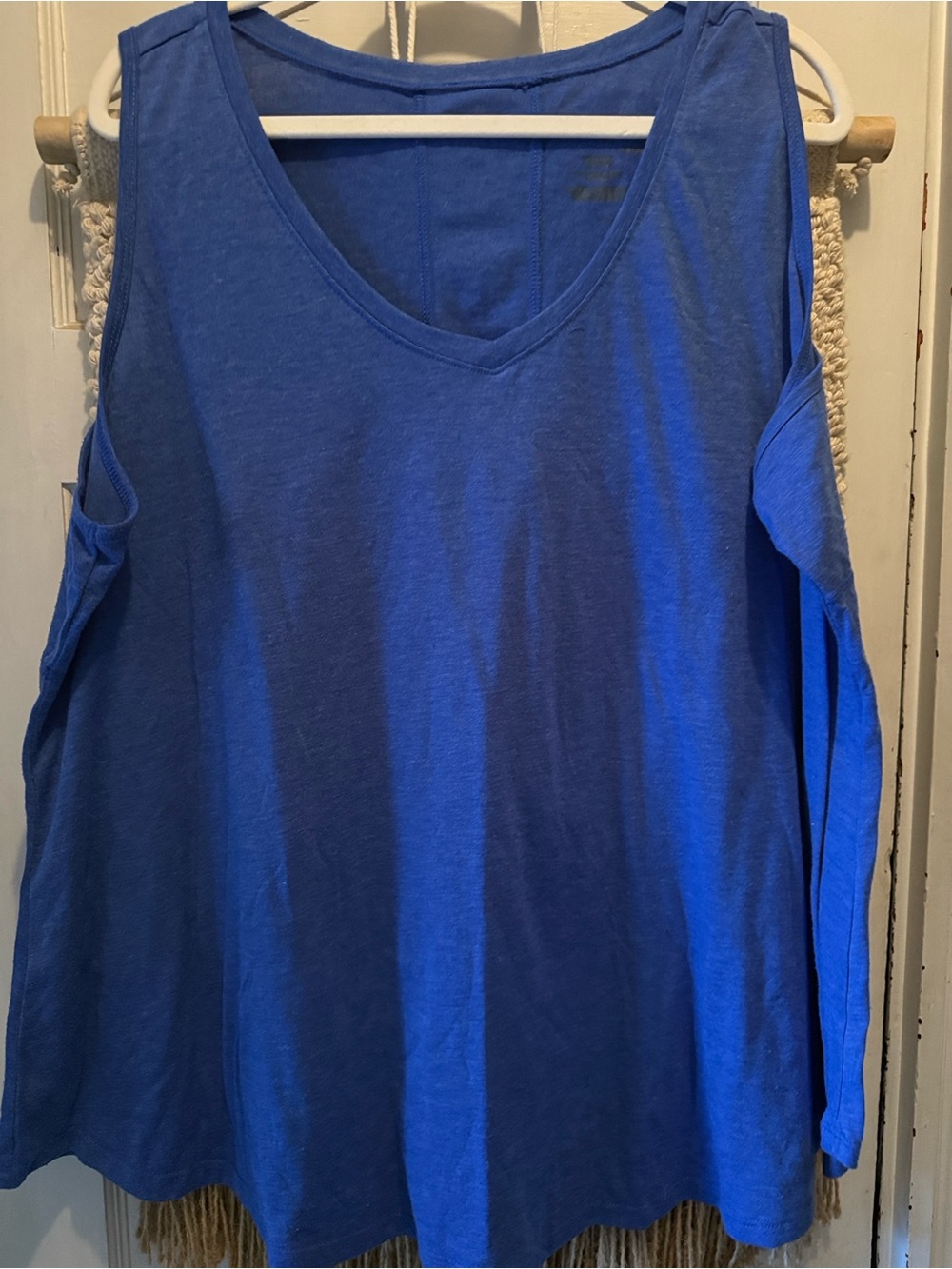 Balance Collection Royal Blue V-Neck Muscle Tee 3x